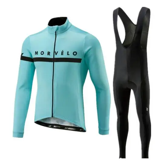 09 Morvelo, дышащий комплект с длинным рукавом для велоспорта, одежда для горного велосипеда, Осенние майки для велоспорта, одежда для велоспорта, Майо, Ropa Ciclismo - Цвет: 09