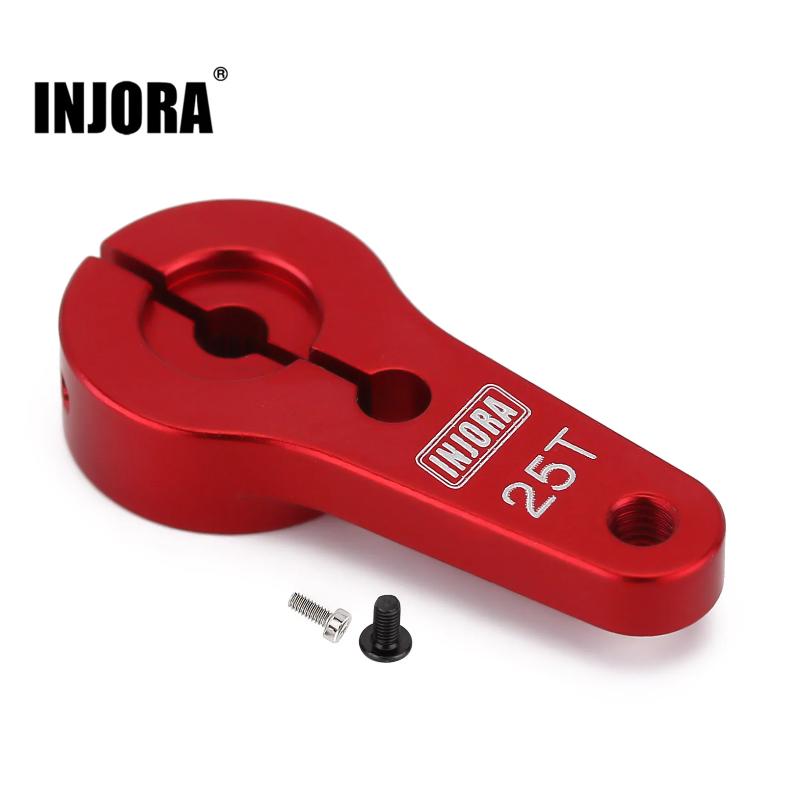 INJORA Metal 25T Tooth Steering Servo Arm for 1/10 RC Model Car Upgrade