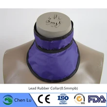 Подлинная рентгеновский защитный воротник щитовидной клетки больница, атомная электростанция радиационный защитный 0,5 mmpb свинцовый воротник