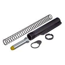 Ar15 tactical trava mil especs 6 posição buffer extensão do tubo haste conjunto 5 itens placa final primavera porca caça acessórios