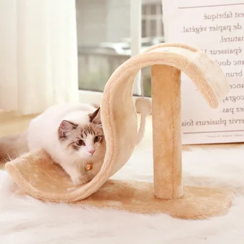 

Pet cat climbing frame Pet Supplies Sisal S-shaped sleeping and grinding cat's paws cat scratching post