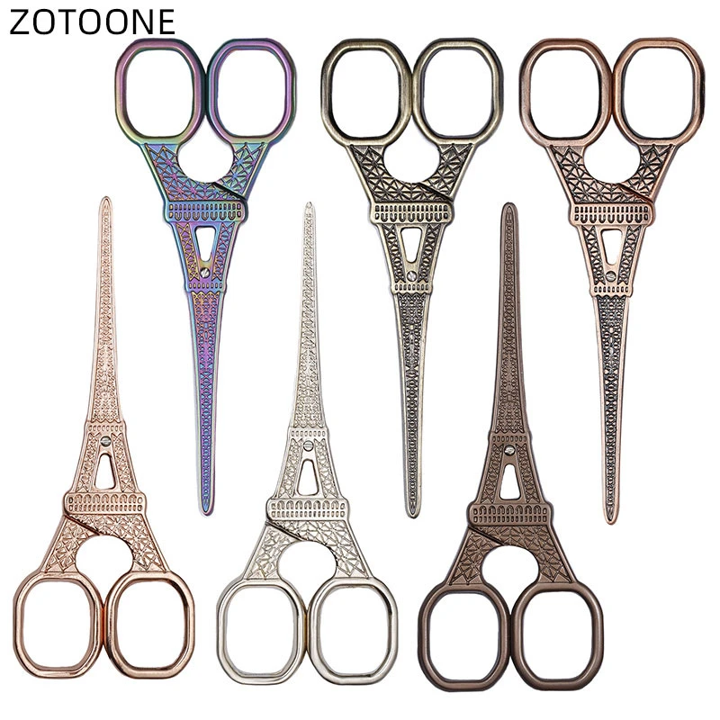 Zotoone Retro Tower Tailor Scissor Stainless Steel V Shape Sewing Small Embroidery Craft Crossstitch Scissors Diy Sewing Tools G Tailor S Scissors Aliexpress