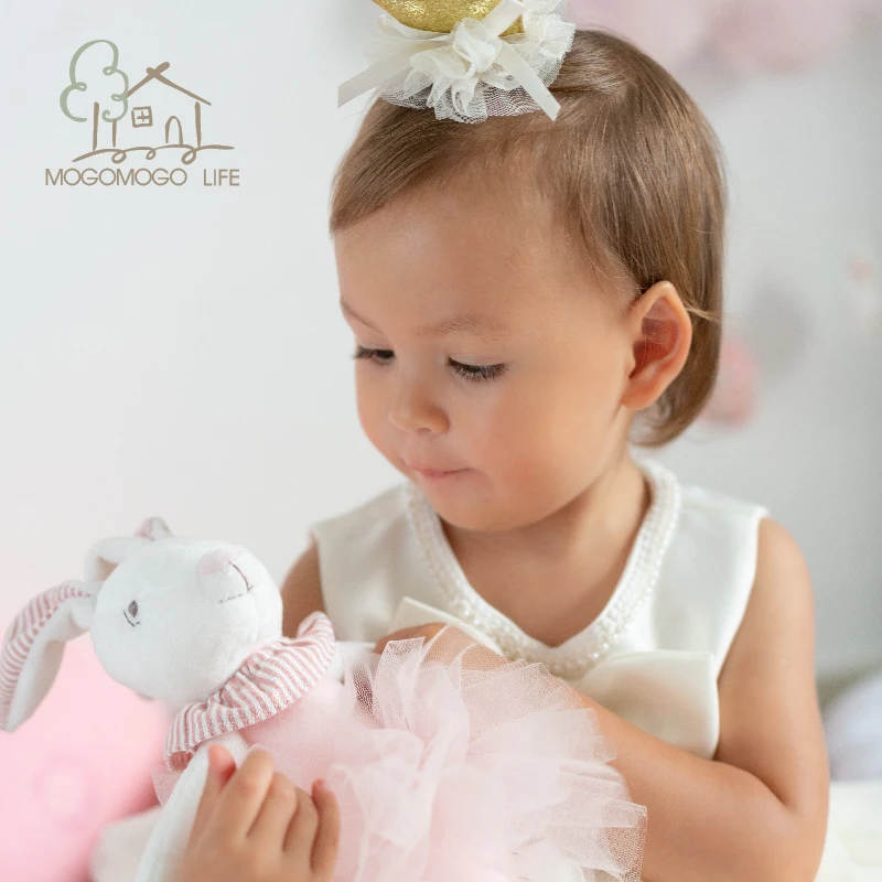 Plush Toys Ballerina Bunny Toy For Girl Bunny Doll Rabbit Toy for baby Soft Toys Princess MOGO Luxury Handmade With Nice TUTU