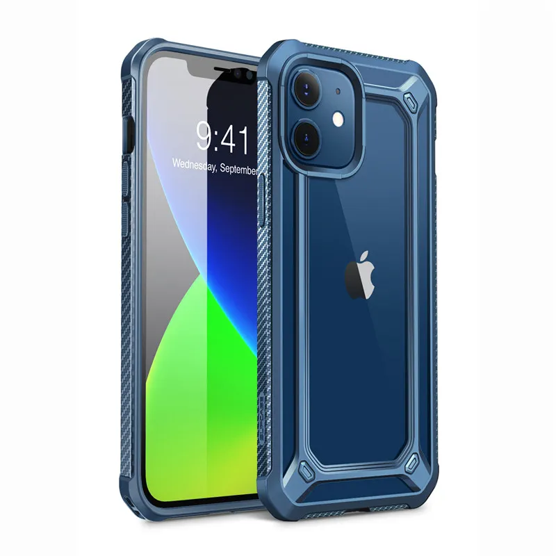 pitaka case Bảo Vệ SUPCASE Cho iPhone 12 Mini 5.4 Inch (2020) UB EXO Series Cao Cấp Lai Bảo Vệ Trong Suốt + Nhựa TPU Ốp Lưng Ốp Lưng phonecase Cases For iPhone