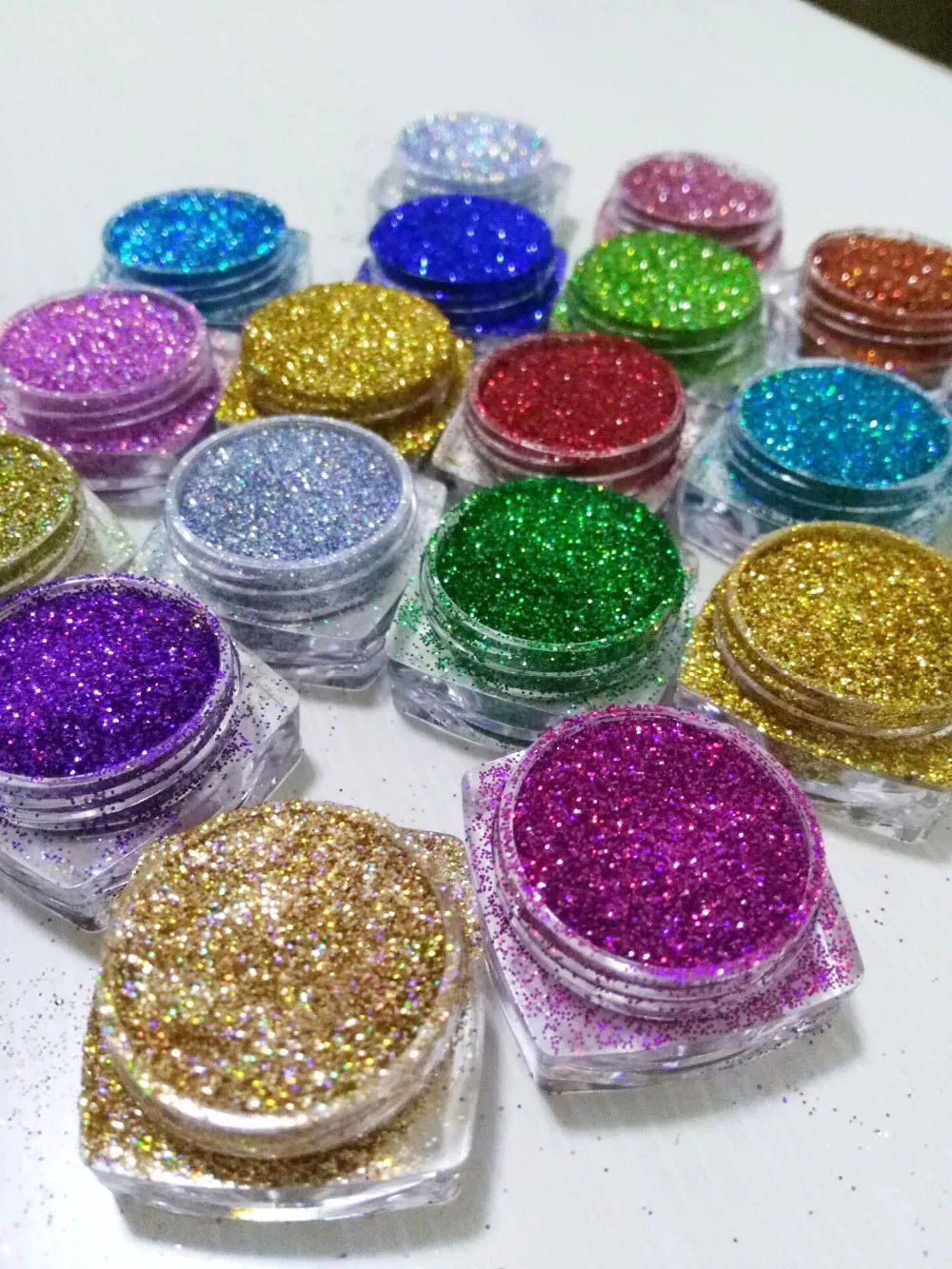 18Pots-LOT-Holographic-Glitter-Ultra-Fine-008-resin-supplies-rainbow-glitter-loose-glitter-nail-glitters-5g