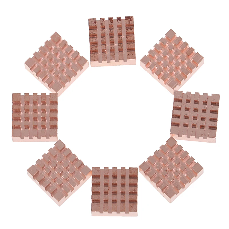 8PCS Copper Cooler Heatsink Radiator Heat Sink for Motherboard Laptop