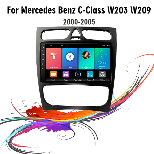 $197.04 Eastereggs For Mercedes Benz C-Class W203 C200 C320 C350 CLK W209 2002-2005 2 Din Car Multimedia Player Android GPS Autoradio