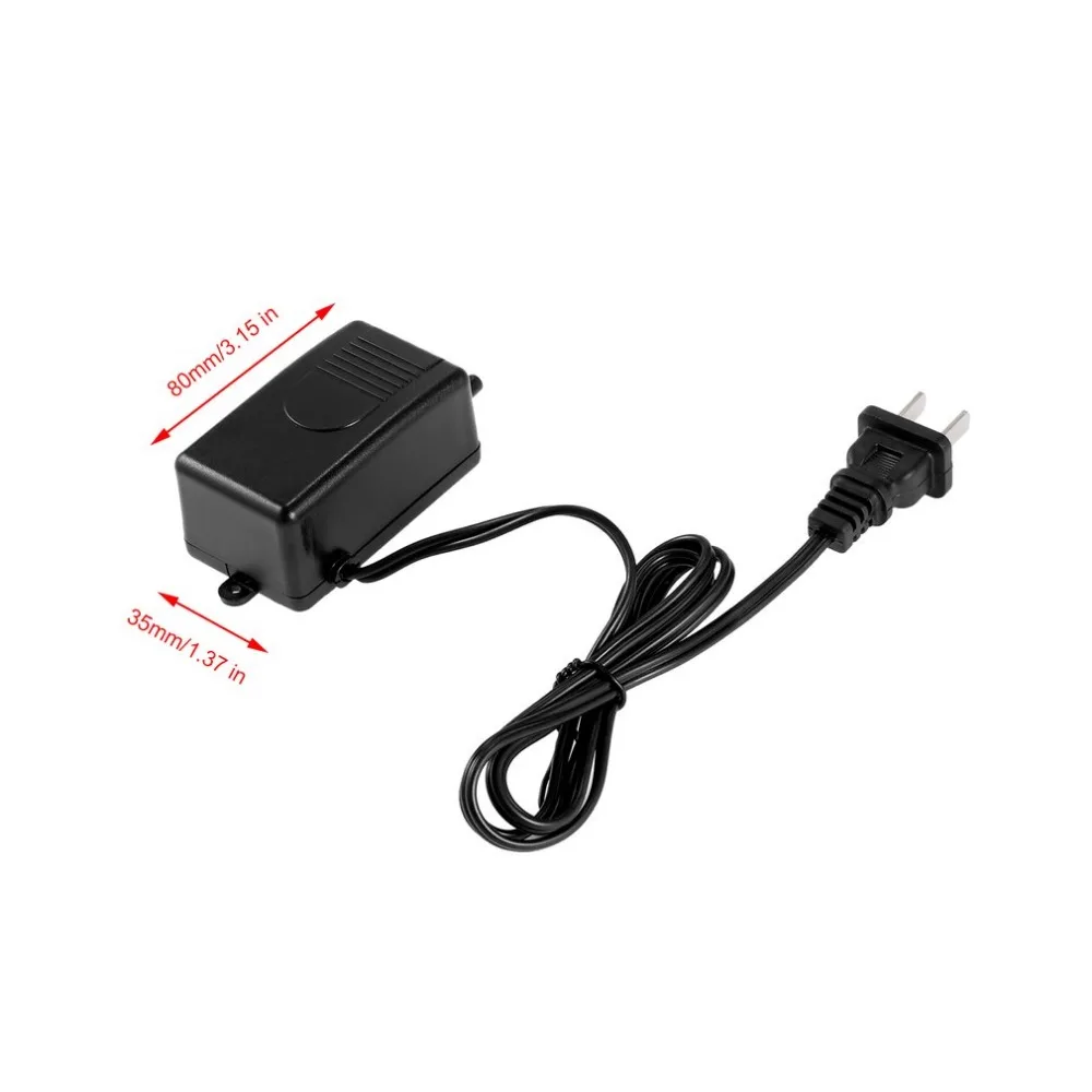 Black Compact Small Super Silent Electrical 220-240V 3W Fish Aquarium Oxygenation Air Pump Low Noise Large Flow Long Life