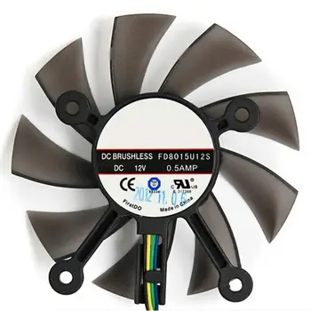 

75MM FD8015U12S DC12V 0.5AMP 4PIN Cooler Fan For ASUS GTX 560 GTX550Ti HD7850 Graphics Video Card Cooling Fans