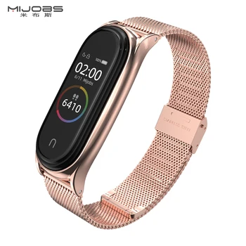 

Mi Band 4 Strap For Xiaomi Mi Band 4 Bracelet Metal Screwless Stainless Steel Mi Band 3 Strap Bracelet Miband 4 Correa Mi 3 Band