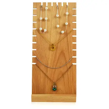 

2020 New Ring Earrings Organizer Holder Jewelry Tray Box Showcase Display Drawer Wooden