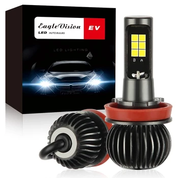 

Car Led Bulbs Fog Light Two-Color High Illumination Fog Lights Lamp Replacement Cool White and Amber Light 2 Pcs