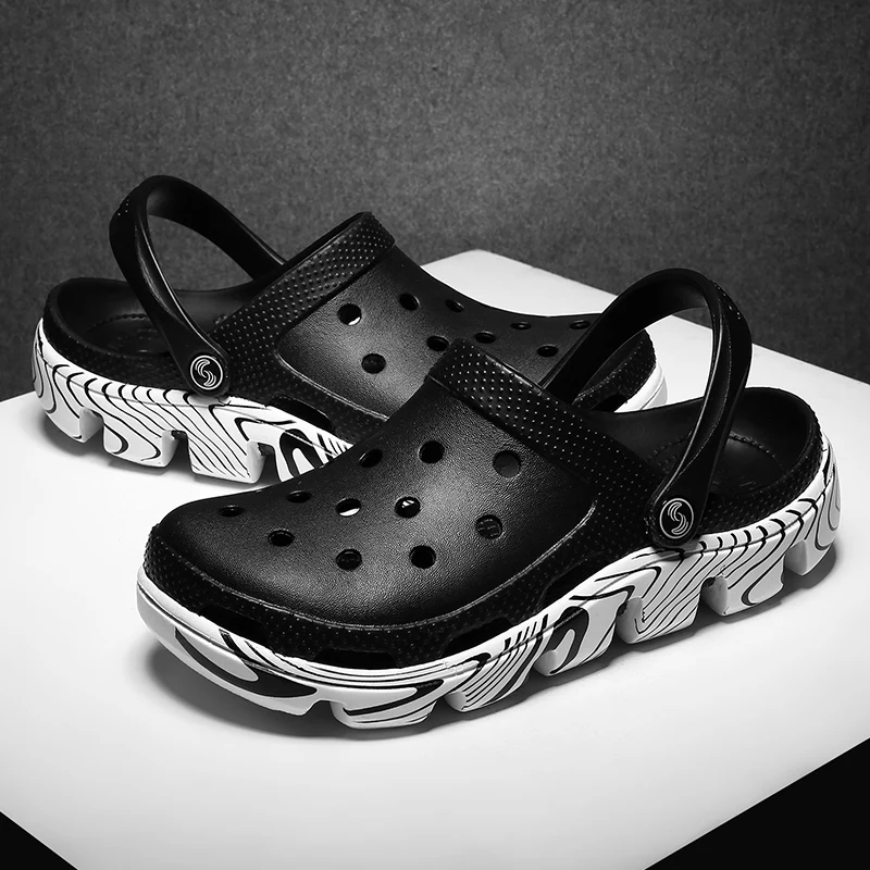2020 Men Sandals Crocks LiteRide Hole Shoes Crok Rubber Clogs For Men EVA Unisex Garden Shoes black Crocse Adulto Cholas Hombre 2020 Men Sandals Crocks LiteRide Hole Shoes Crok Rubber Clogs For Men EVA Unisex Garden Shoes black Crocse Adulto Cholas Hombre