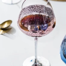 Креативные бокалы для вина шампанского стеклянные чашки и кружки для стакана для коктейля чашки Хрустальные стеклянные чашки для питья Красочные звездное небо стиль подарок