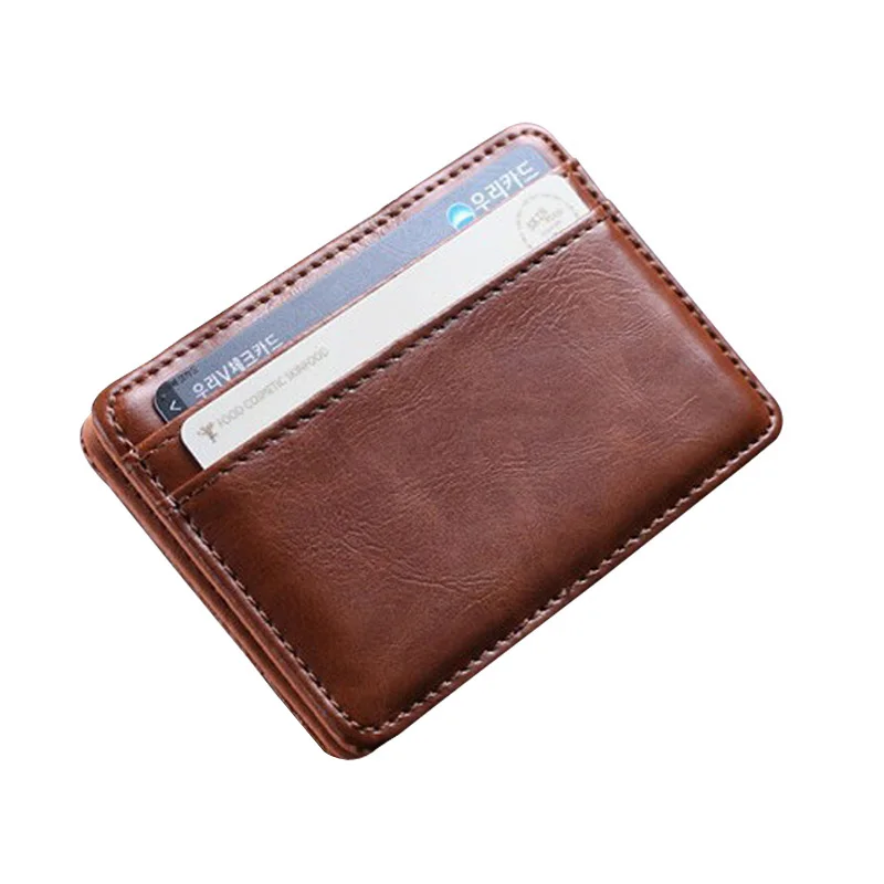 Slim Men's Magic Wallet: Minimalist Money Clip & Card Holder