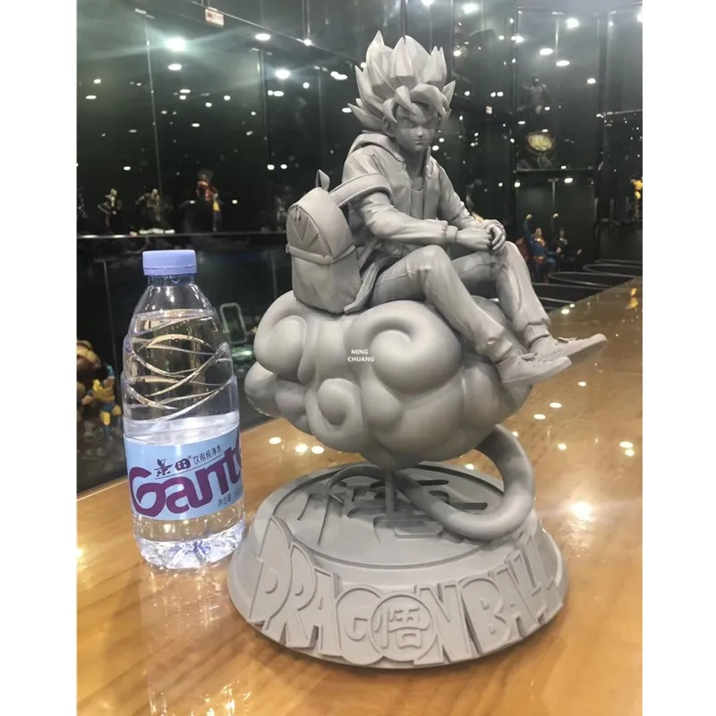 1" Статуя Dragon Ball Супер Saiyan бюст Белое Облако Сон Гоку полноразмерный портрет Kakarotto анимационная фигурка GK игрушечная коробка 34 см V582