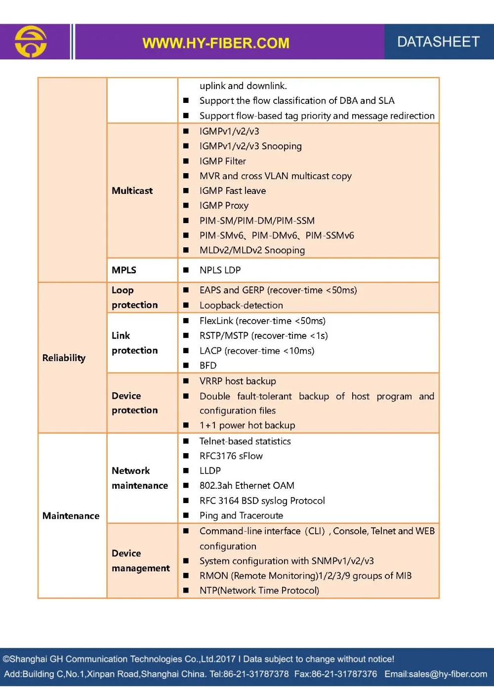 GPON OLT 8PON 4GE Combo HY-15-GOLT-08P (1)