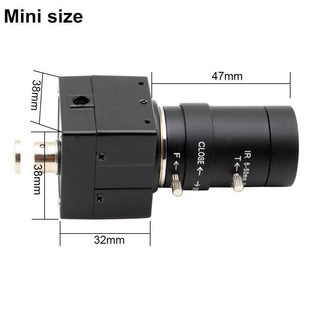 ELP USB CCTV камера безопасности VGA OV7725 UVC ручная фокусировка промышленная веб HD с
