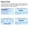 ANCEL BA101 Car Battery Tester 12V Battery Analyzer 2000CCA 220AH Automotive Car Battery Scanner Multilingual Diagnostic Tool 4