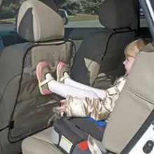 Protecteur de dossier de siège de voiture, tapis de protection pour enfants, accessoires de nettoyage de boue, Transparent, Anti coup de pied