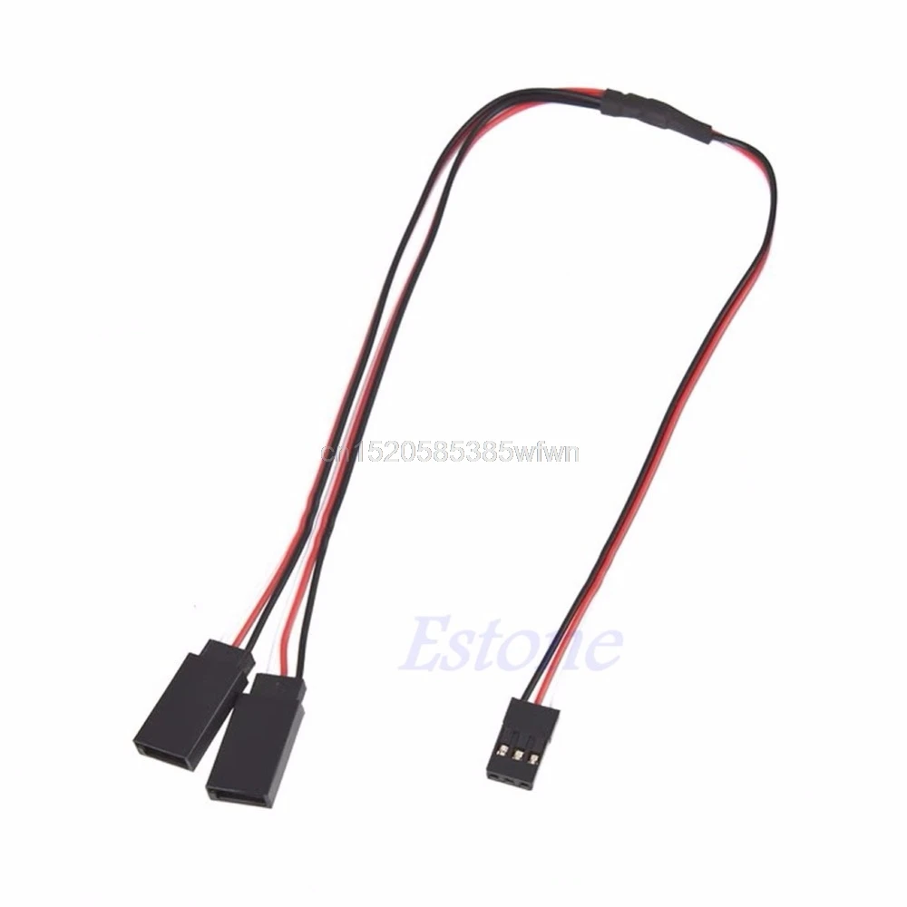 1Pcs 300mm 30cm Servo Y Extension Lead Wire Cable f RC Futaba JR Part | Игрушки и хобби