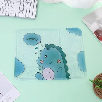 

Summer Ice Cushion Cartoon Transparent Cool Waterproof Foldable Office Chair Sofa Pillows Table Car Pet Mat Computer Thermal Pad