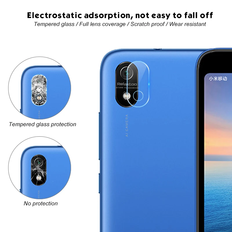 2-в-1 9D Камера объектив Стекло на Xiomi Redmi 7A закаленное Стекло Экран Защитная крышка для Xiaomi Redmi 7A Стекло защитная пленка Redmi7A