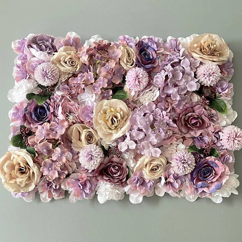 casamento artificial flor painel de parede para