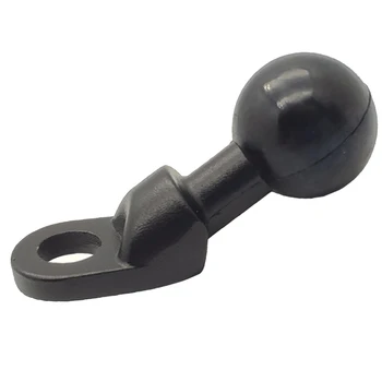 

1 Inch Motorcycle Angled Base with 10mm Hole Ball Head Adapter Work for RAM Mounts Camera Smartphone