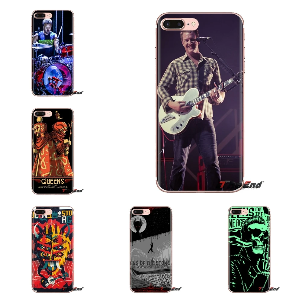 Силиконовый чехол для iPhone XS Max XR X 4 4s 5 5S 5C SE 6 6S 7 8 Plus samsung Galaxy J1 J3 J5 J7 A3 A5 Queens of the stone age |