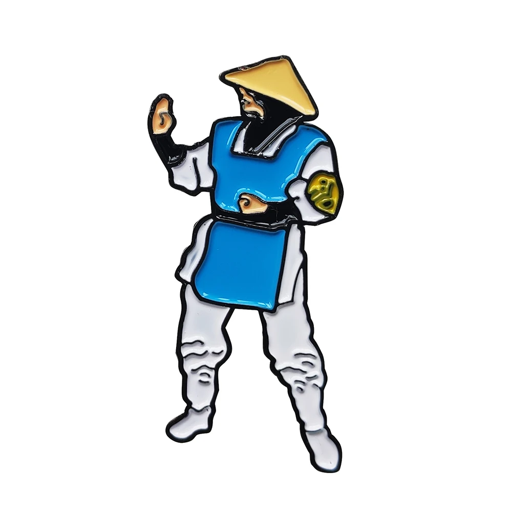 Брошка на булавке Mortal Kombat Raiden Ninja металлическая брошка лацканы | Украшения и