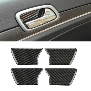 

Carbon Fiber Inner Door Bowl Decor Cover Trim for Jeep Grand Cherokee 2014-2020