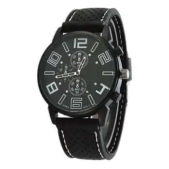 

Casual Men's Watch Classic Big Numbrals Dial Leather Band Watches Sport Outdoor Quartz Wristwatch Male Relojes Relogio Masculino