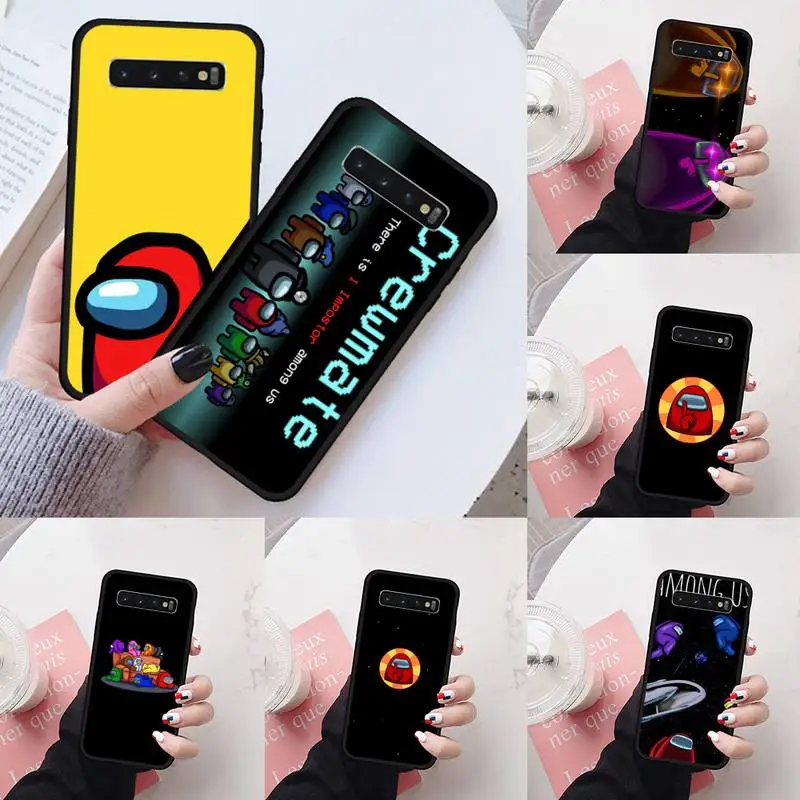 

Among us hot funny game Phone Case For Samsung Galaxy S5 S6 S7 S8 S9 S10 S10e S20 edge plus lite
