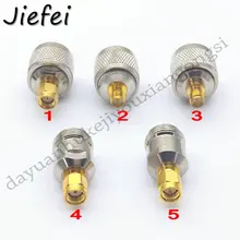 1 шт. латунный радиочастотный адаптер N штекер никелированный для RP-SMA/SMA женский/Мужской позолоченный разъем прямой РЧ-соединитель