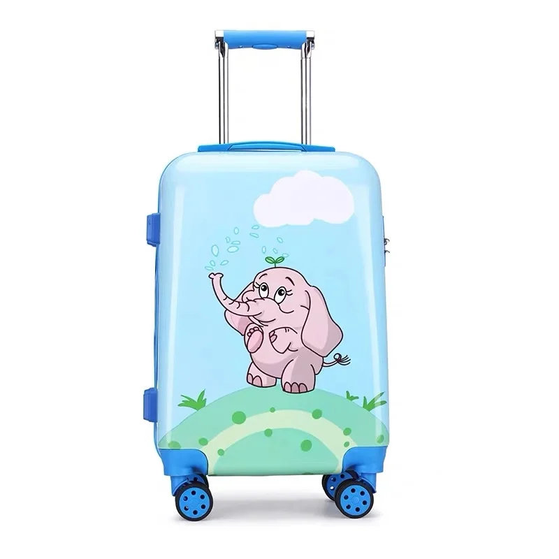 20 ''мультяшный чемодан на колесиках, чемодан для путешествий, сумка, 19 дюймов, для каюты, сумка для переноски, 21'', Детский чемодан на колесиках, милый