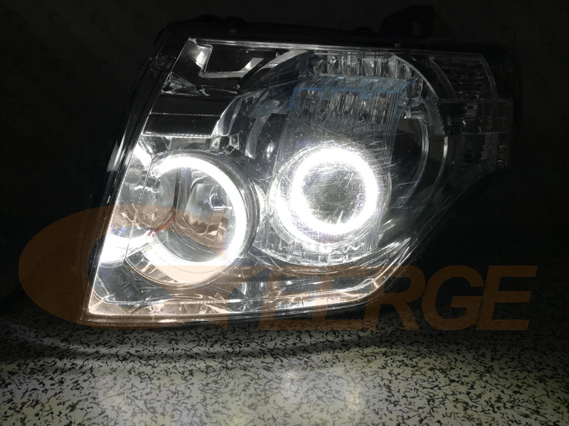 Для Mitsubishi pajero 2006 2007 2008 2009 2010 2012 2013 2014 2015 2016 ультра яркий SMD LED Ангельские Глазки halo