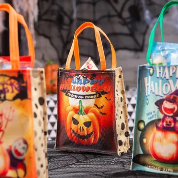 

Happy Halloween Candy Bags Treat Or Trick Candy Dessert Package Halloween Baking Cookie Bag Halloween Party Supplies