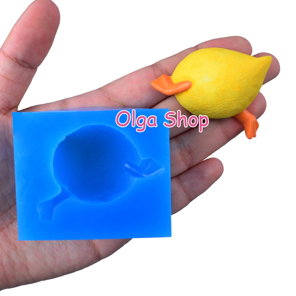 Силиконовая форма для помадки DYL576 51 2 мм x 30 9 Kawaii Duck Ass украшение торта конфеты