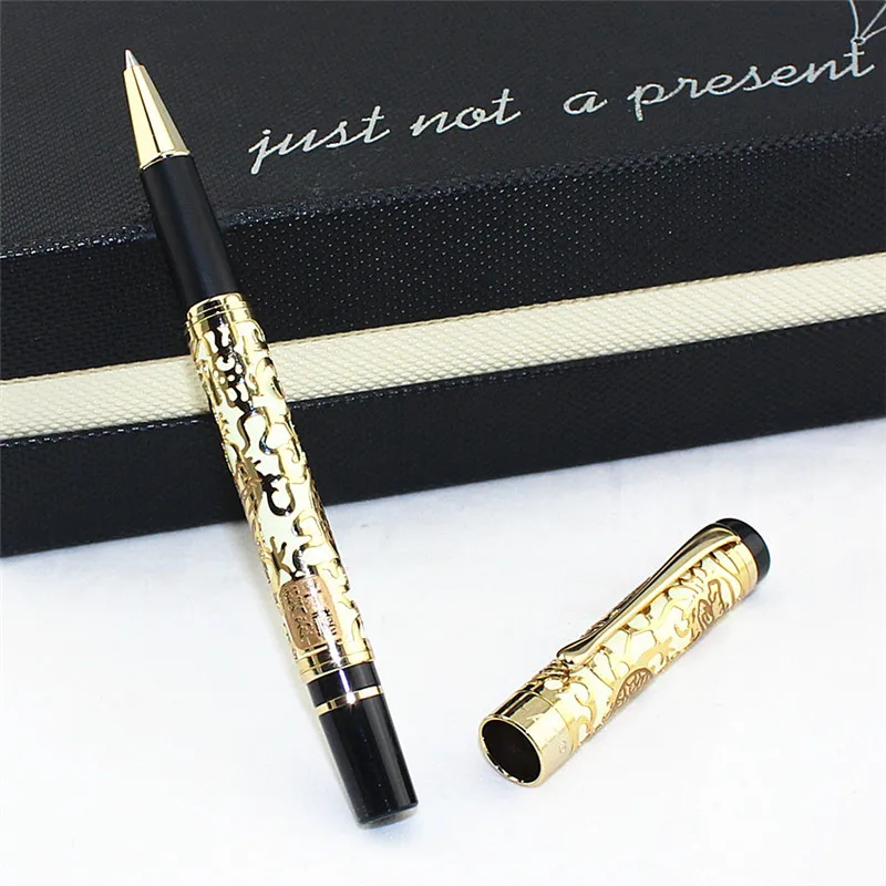 JINHAO 5000 Роскошная Ручка-роллер с драконом, бизнес офисные принадлежности, новинка, фирменные Канцтовары, красивая металлическая ручка с подписью, подарок