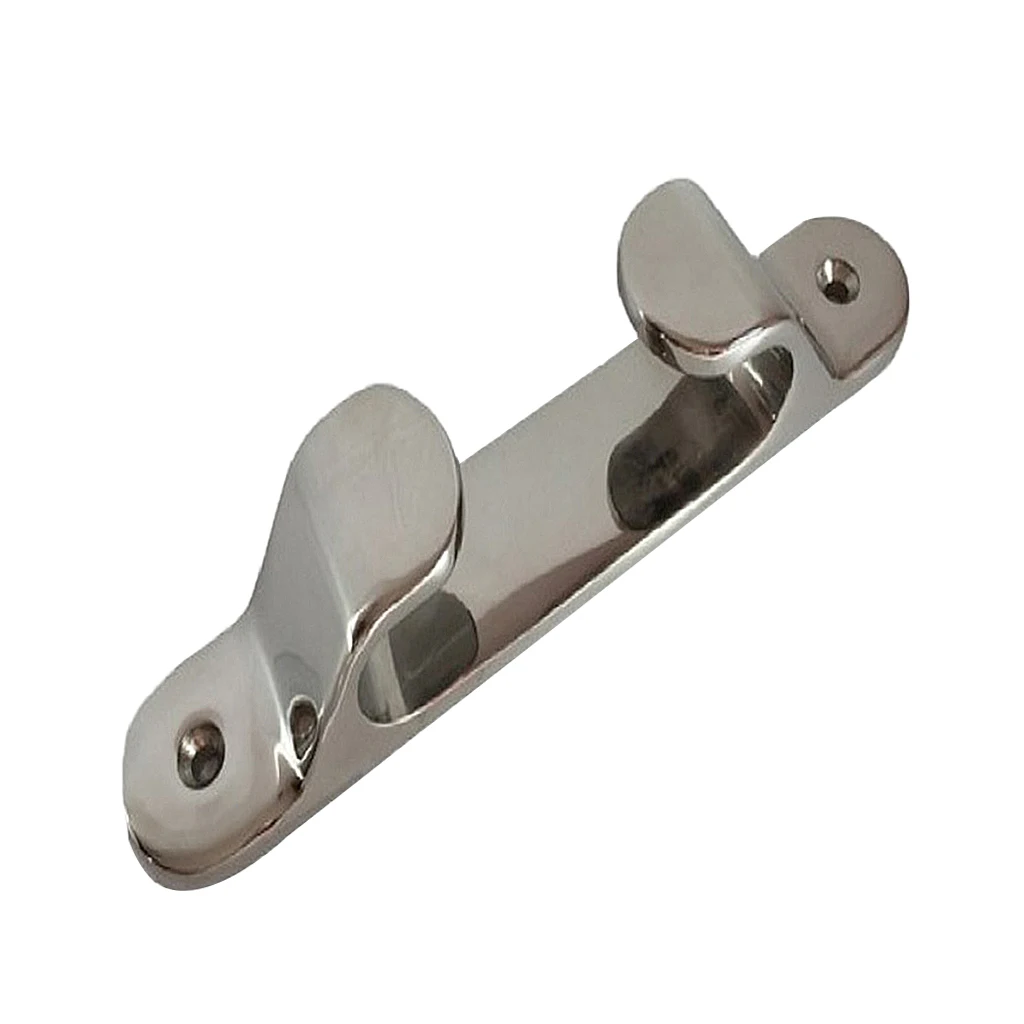 316 Stainless Steel Line Straight Fairlead Bow Chock Marine Boat Cleat for Kayak Canoe Boating Accessories