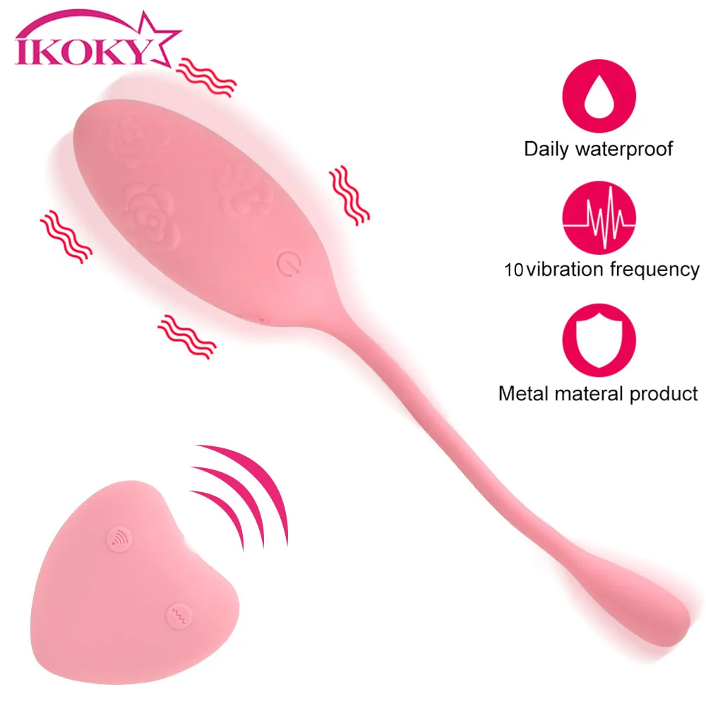 IKOKY 8 скоростей вибрирующие яйца точка G Вибратор эротический вагинальный шар