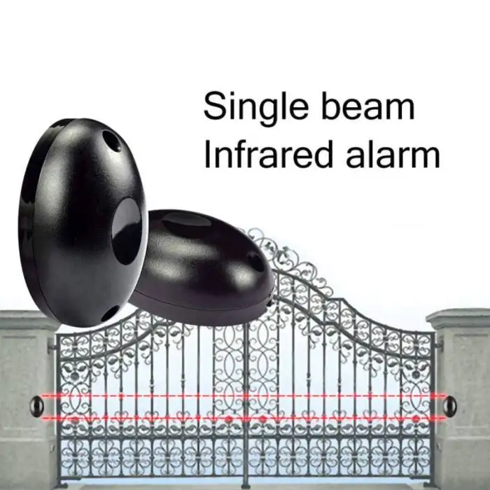 Single Beam Infrared Radiation Alarm Sensor Set Automatic Light Security Door Detector MDJ998