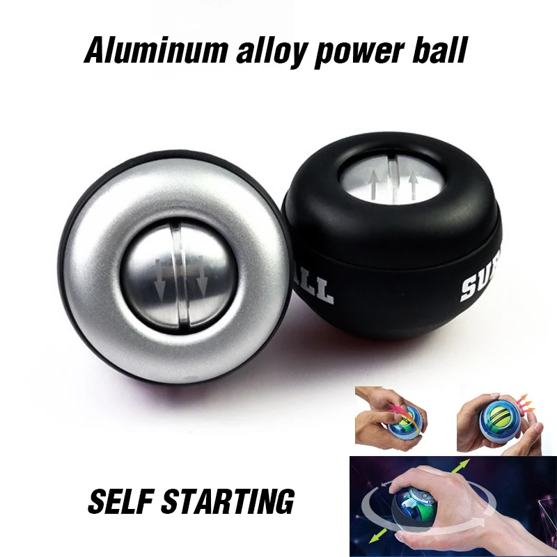 

Force Power Wrist Ball Gyroscope Spinning Wrist Rotor Gym Hand grip 30LBS Strengthener Exerciser Gyro Fitness Ball Muscle Relax