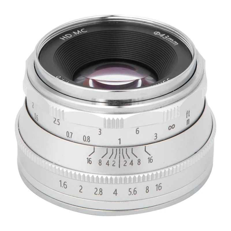 Микро-объектив с фиксированным фокусом 35 мм F1.6 подходит для объектива Canon EOSM EF-M