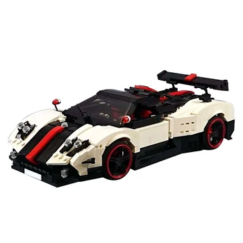 

Buildmoc Mini MOC RC Car Zonda Cinque Roadster Building Block For Technic Racing City Car Bricks Toys for Children