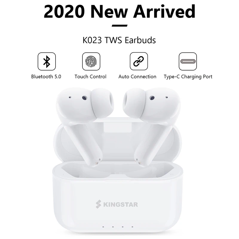 KINGSTAR Wireless Bluetooth 5.0 Earphones TWS HIFI Mini In-Ear Earbuds Waterproof Sports Running Headset For IOS Android Phones |