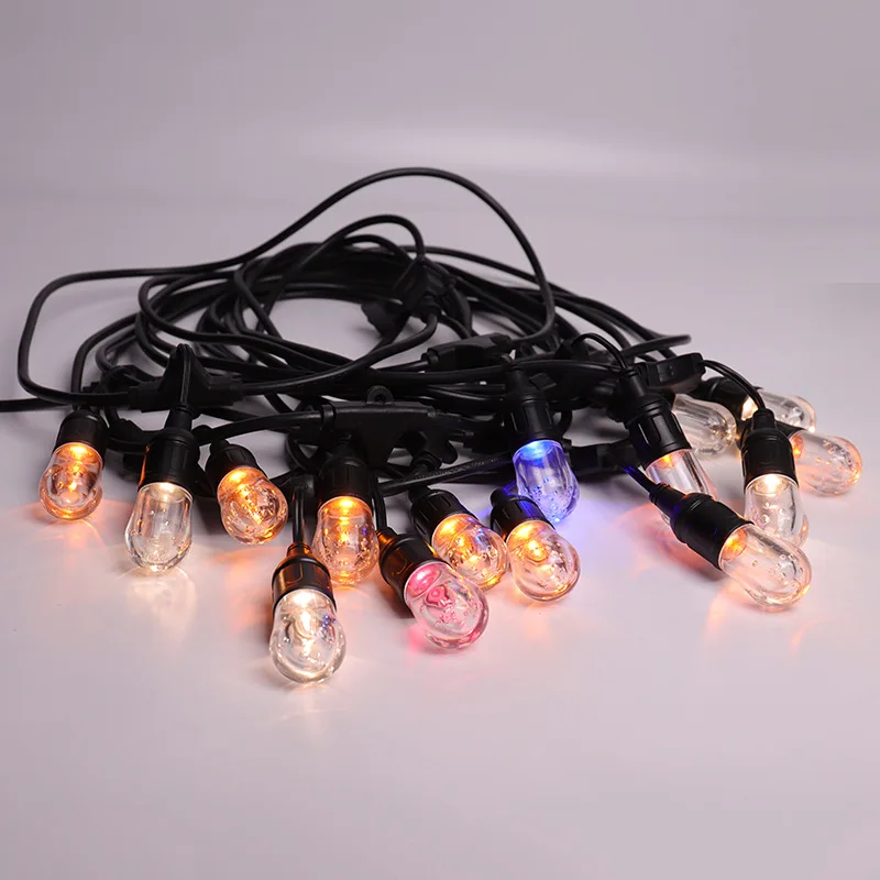 

Manufacturers Direct Selling E14 Waterproof deng chuan xian Horse Race Lamp Extension Line Outdoor Lighting Decoration Waterproo
