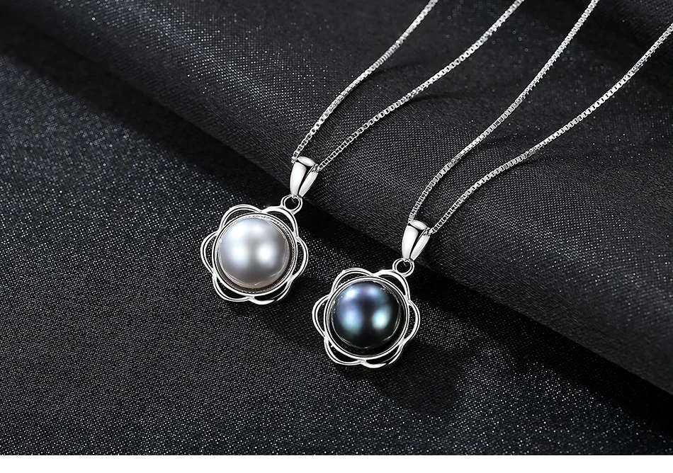 

S925 sterling silver necklace pendant fashion ladies necklace silver jewelry HS14
