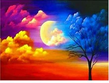  full diamond painting scenery tree mosaic art embroidery stitch rhinestone picture puzzle toy children gifts wall decor craft 